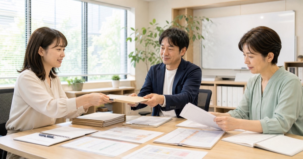退職後の業務引き継ぎを整理するチーム